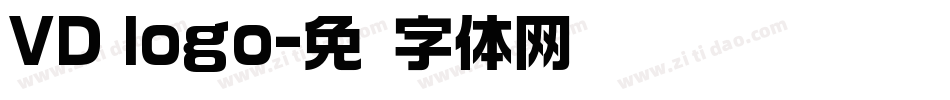VD logo字体转换